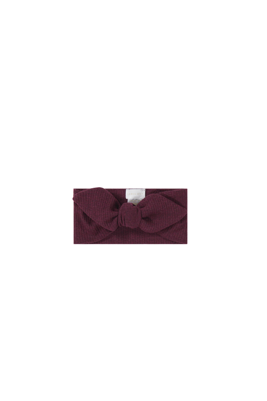 Organic Cotton Modal Headband - Sugar Plum Marle Childrens Headband from Jamie Kay NZ