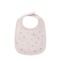 Organic Cotton Bib - Meredith Violet Childrens Bib from Jamie Kay NZ