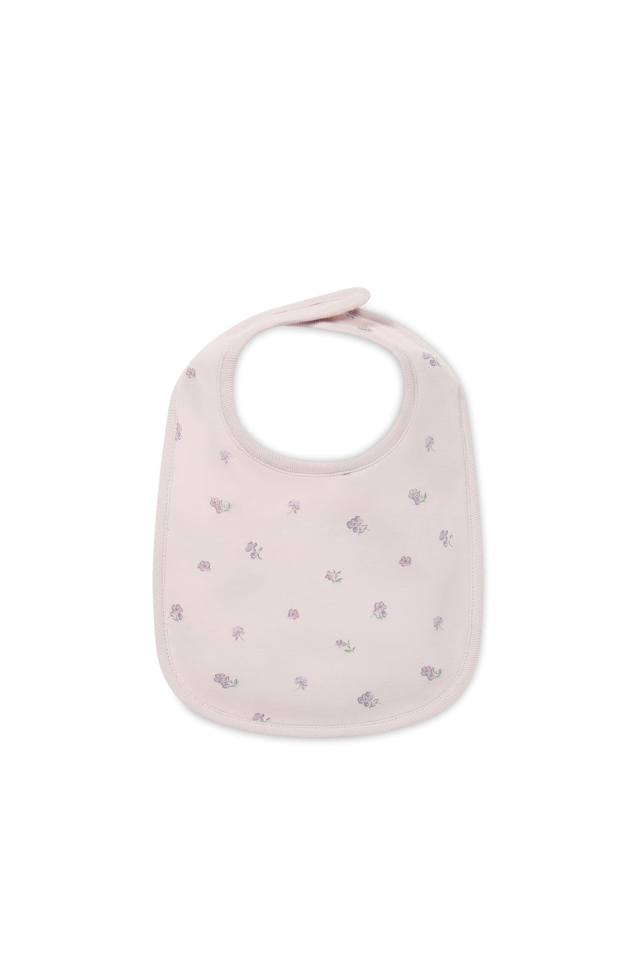 Organic Cotton Bib - Meredith Violet Childrens Bib from Jamie Kay NZ