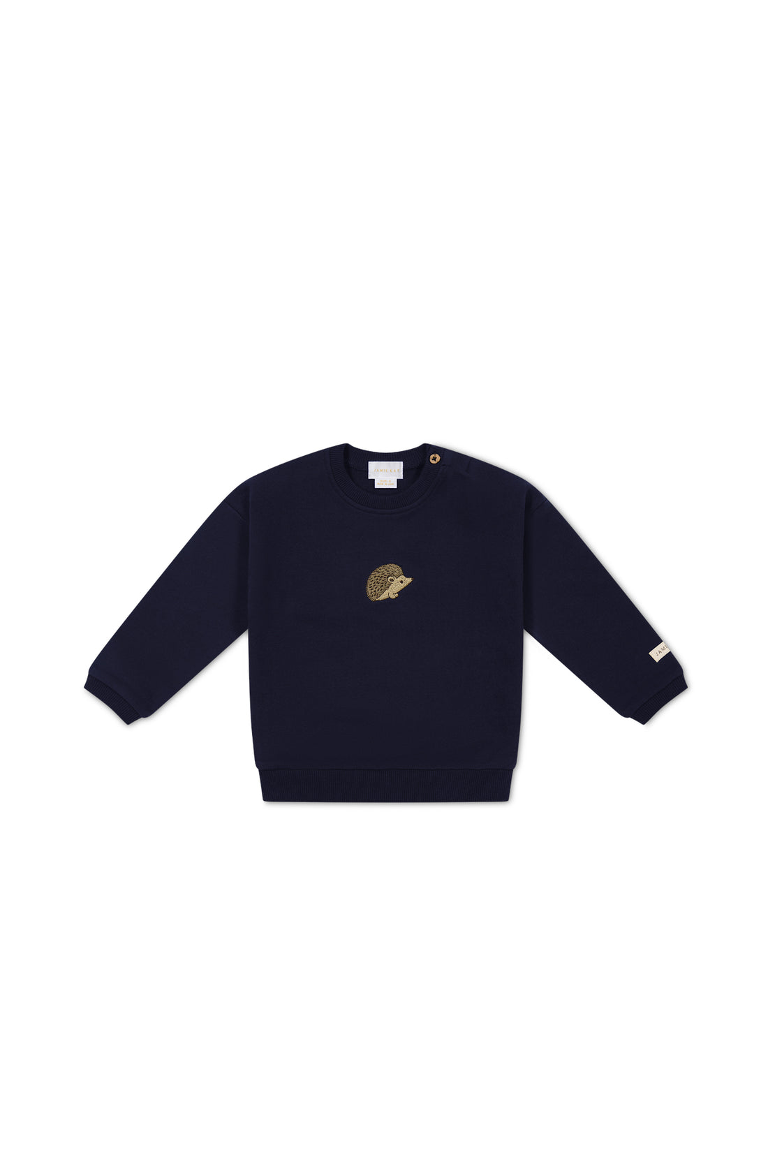 Organic Cotton Damien Sweatshirt - Constellation Hedgehog Childrens Top from Jamie Kay NZ