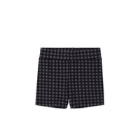 Organic Cotton Everyday Bike Short - Gingham Night Childrens Short from Jamie Kay NZ