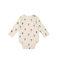 Organic Cotton Fernley Bodysuit - Montgolfiere Cloud Childrens Bodysuit from Jamie Kay NZ