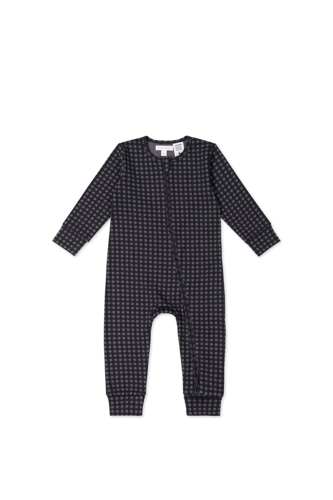 Organic Cotton Frankie Onepiece - Gingham Night Childrens Onepiece from Jamie Kay NZ