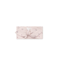 Organic Cotton Headband - Meredith Violet Childrens Headband from Jamie Kay NZ