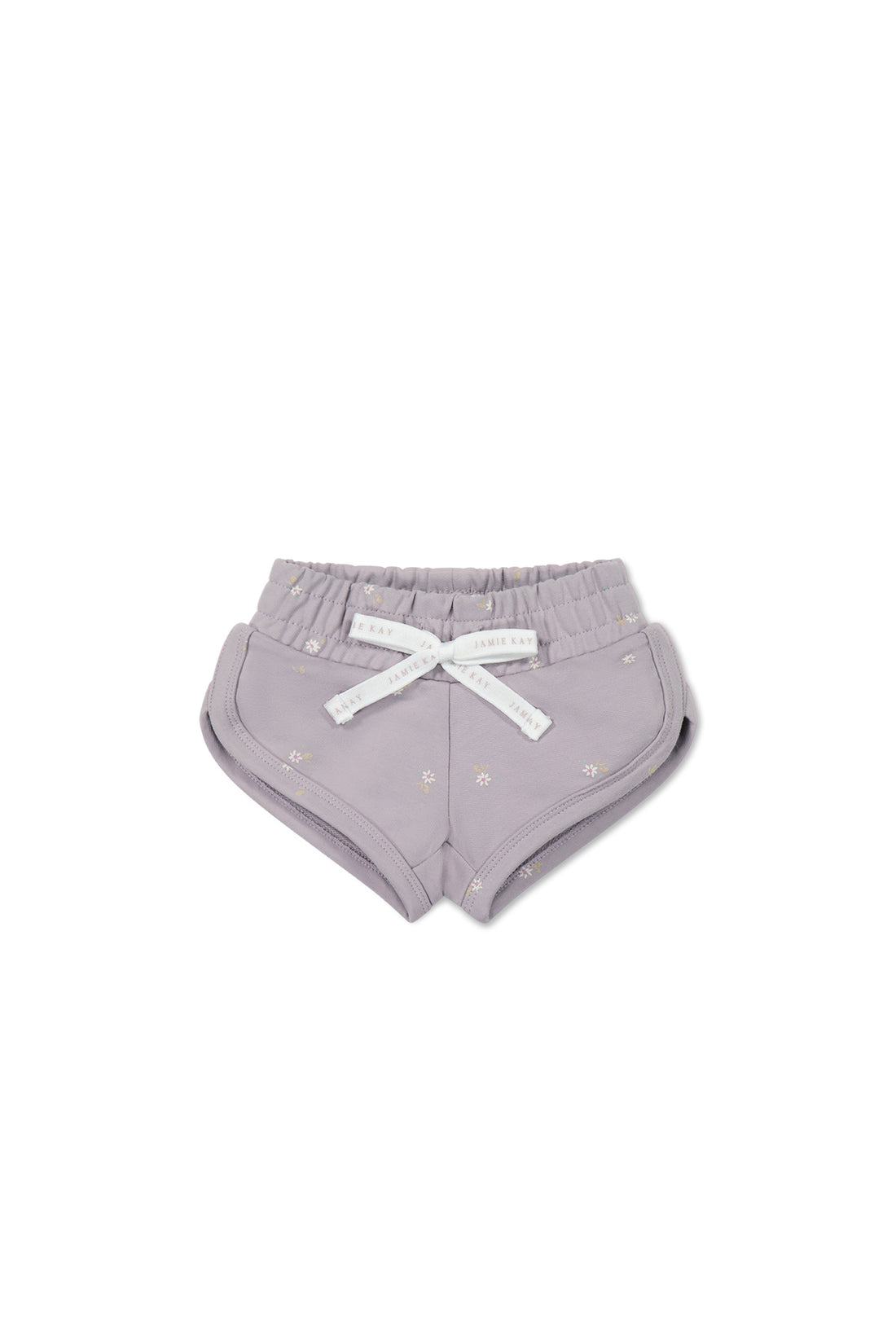 Organic Cotton Ivy Shortie - Annie Ditzy Violet Ice Childrens Short from Jamie Kay NZ