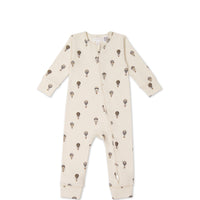 Organic Cotton Reese Zip Onepiece - Montgolfiere Cloud Childrens Onepiece from Jamie Kay NZ