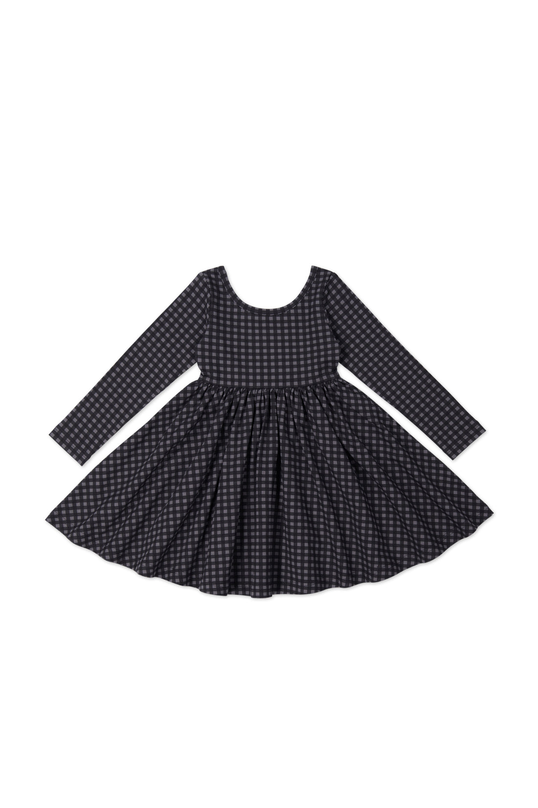 Organic Cotton Tallulah Dress - Gingham Night Childrens Dress from Jamie Kay NZ