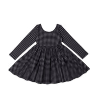 Organic Cotton Tallulah Dress - Gingham Night Childrens Dress from Jamie Kay NZ