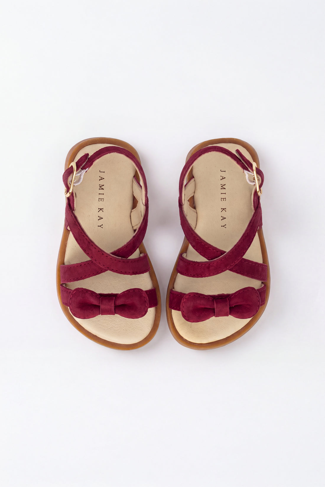 Elka Sandal - Cherry Childrens Footwear from Jamie Kay NZ