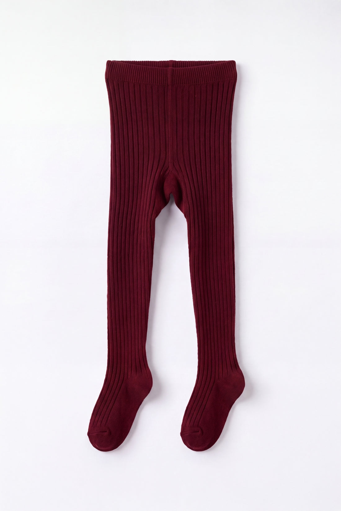 Ribbed Tight - Cherry Childrens Tights from Jamie Kay NZ