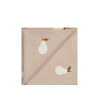 Pear Blanket - Pears Rosebud