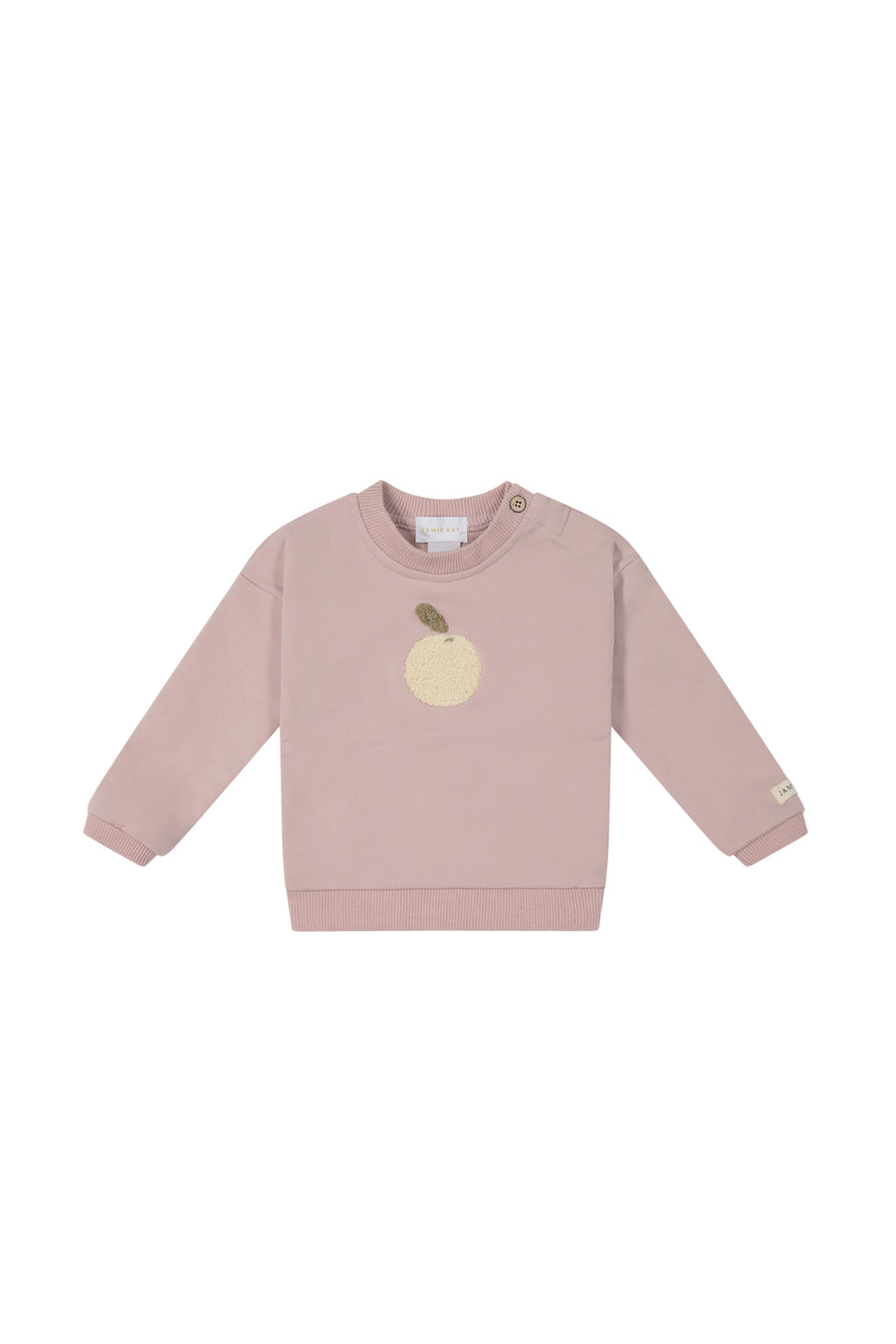 Organic Cotton Bobbie Sweatshirt - Powder Pink