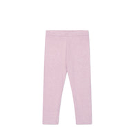 Organic Cotton Modal Everyday Legging - Orchid Marle Childrens Legging from Jamie Kay NZ