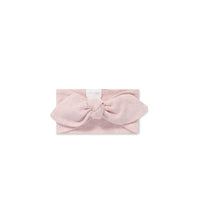 Organic Cotton Modal Lilian Headband - Chalk Marle Childrens Headband from Jamie Kay NZ