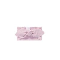Organic Cotton Modal Lilian Headband - Orchid Marle Childrens Headband from Jamie Kay NZ