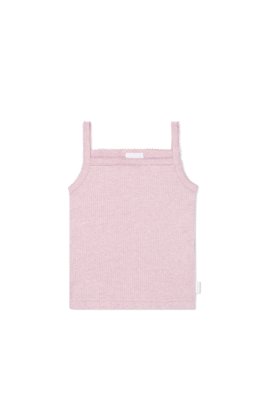 Organic Cotton Modal Marina Singlet - Orchid Marle Childrens Top from Jamie Kay NZ