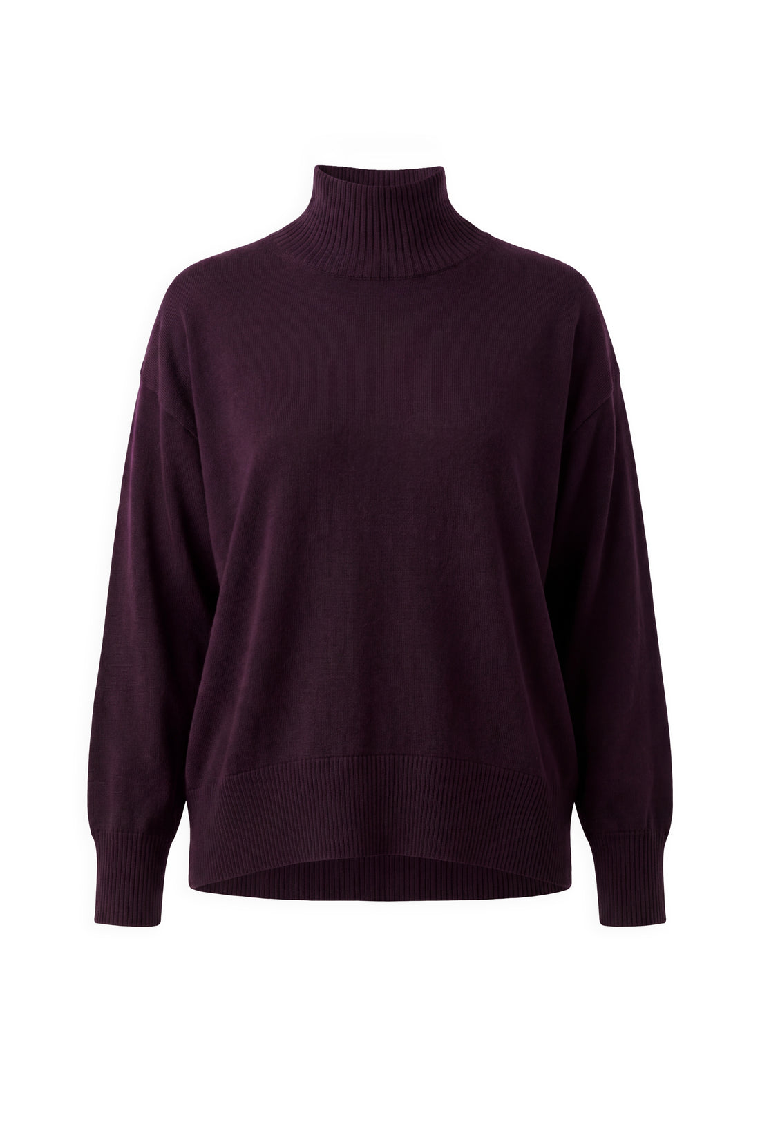 Merino Womens Turtleneck Jumper - Blackberry Childrens Jumper from Jamie Kay NZ