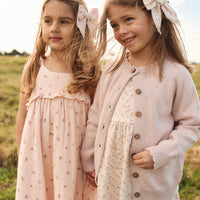 Organic Cotton Muslin Lola Dress - Meredith Morganite Childrens Dress from Jamie Kay NZ