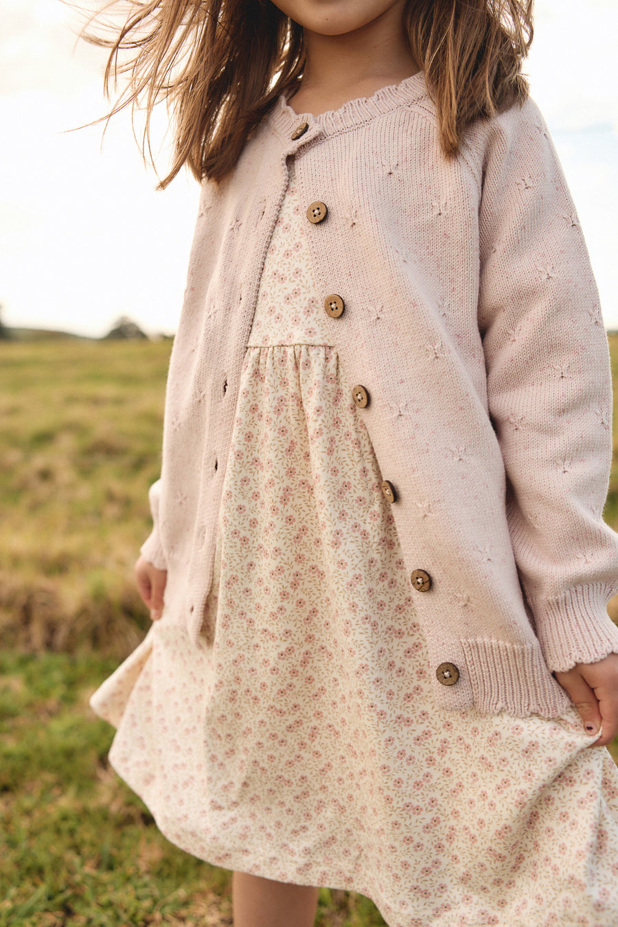 Organic Cotton Penny Dress - Emmy Egret Childrens Dress from Jamie Kay NZ