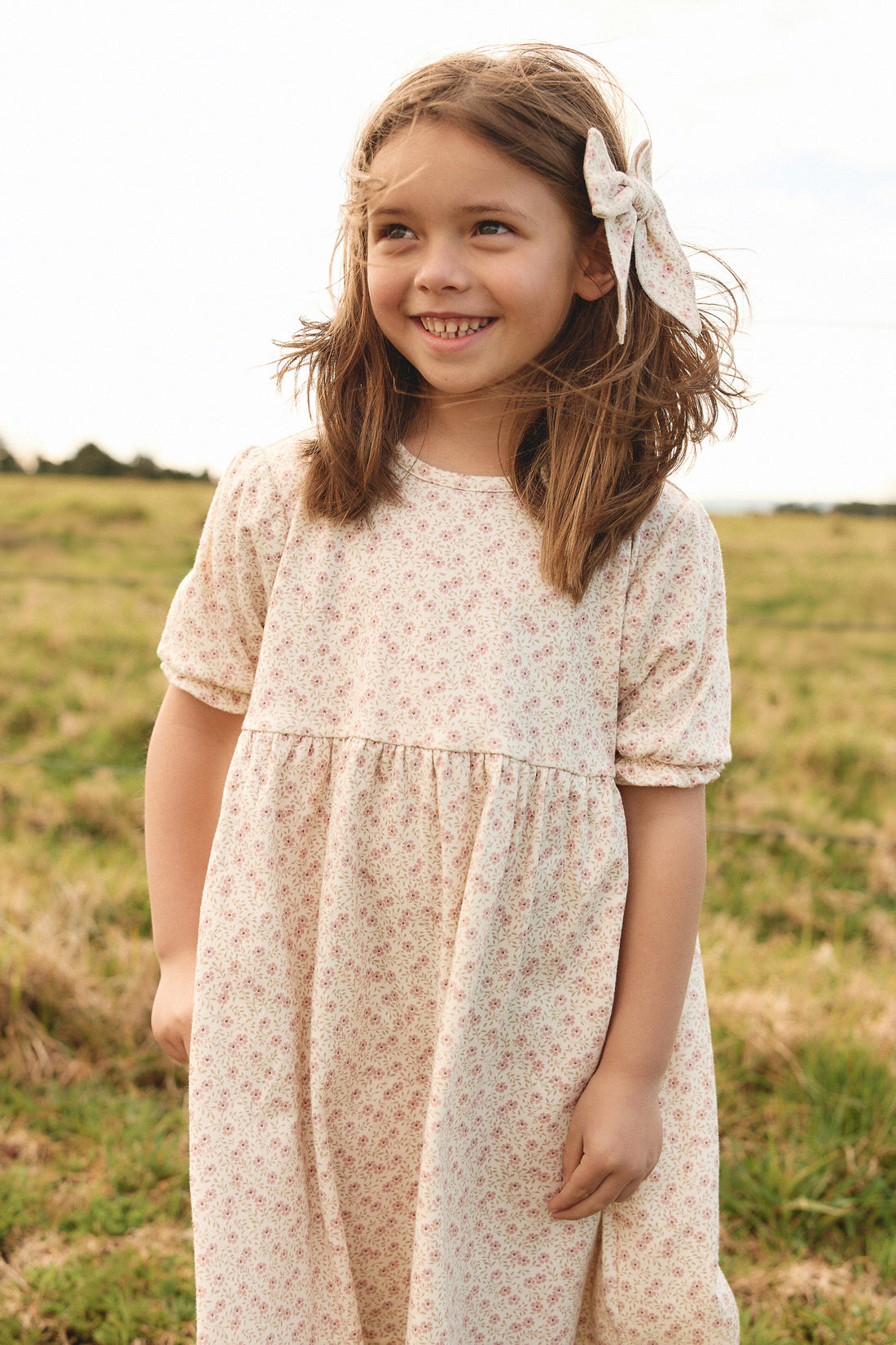 Organic Cotton Penny Dress - Emmy Egret Childrens Dress from Jamie Kay NZ