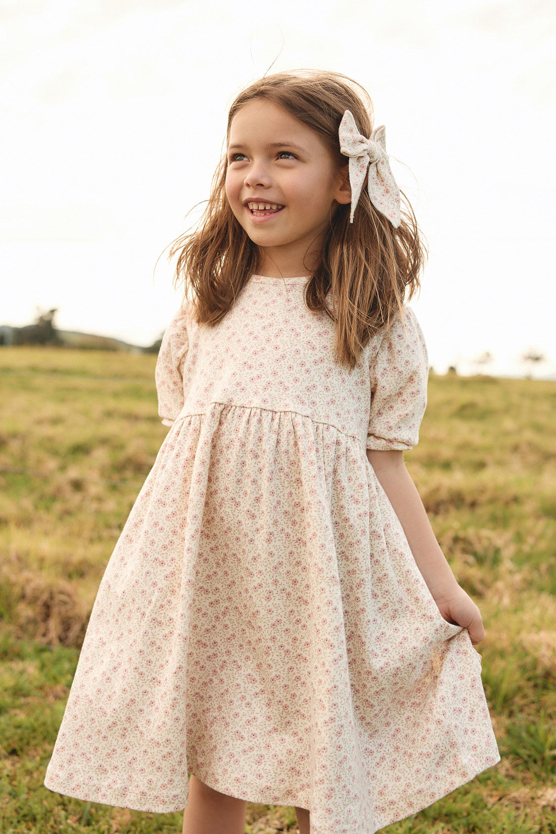 Organic Cotton Penny Dress - Emmy Egret Childrens Dress from Jamie Kay NZ