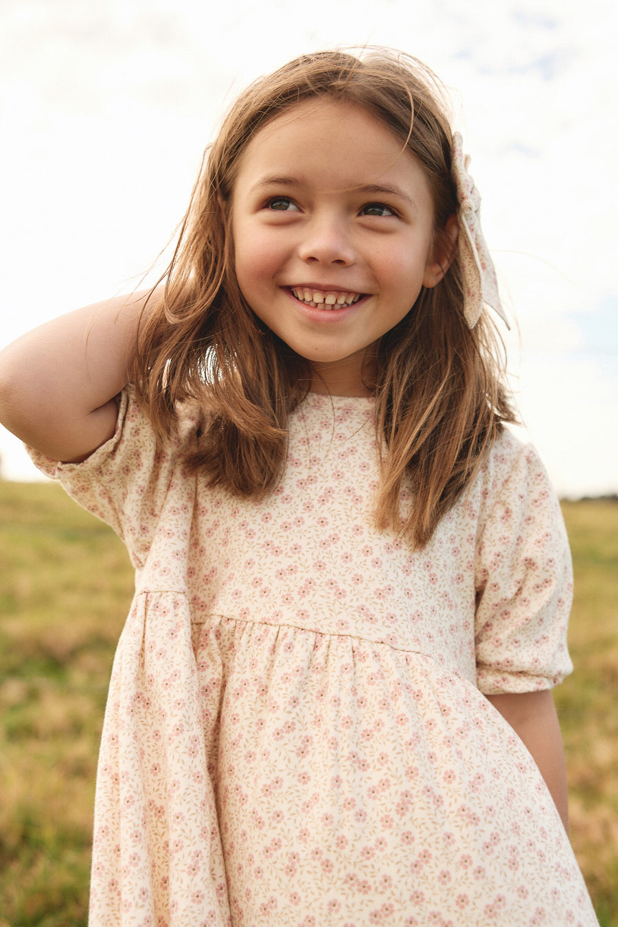 Organic Cotton Penny Dress - Emmy Egret Childrens Dress from Jamie Kay NZ