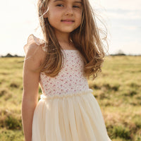 Katie Tutu Dress - Emmy Natural Childrens Dress from Jamie Kay NZ