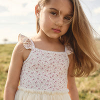 Katie Tutu Dress - Emmy Natural Childrens Dress from Jamie Kay NZ