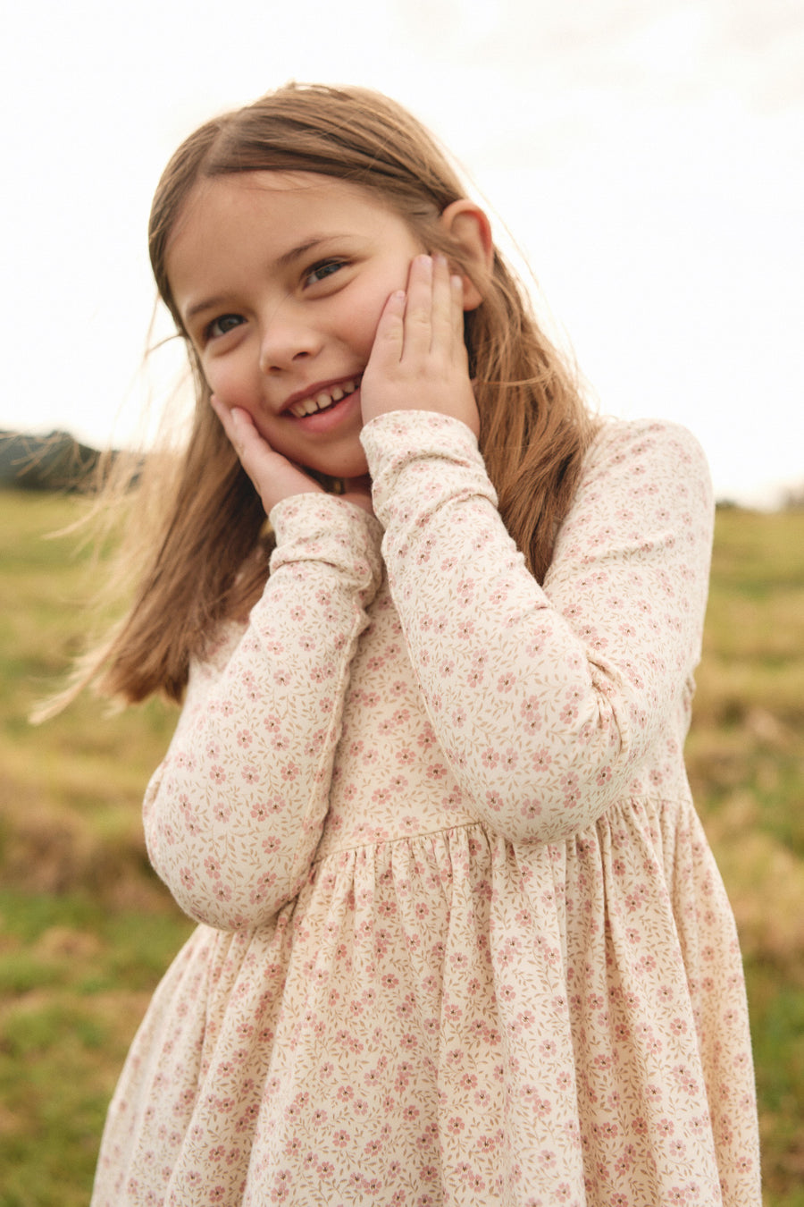 Organic Cotton Tallulah Dress - Emmy Egret Childrens Dress from Jamie Kay NZ