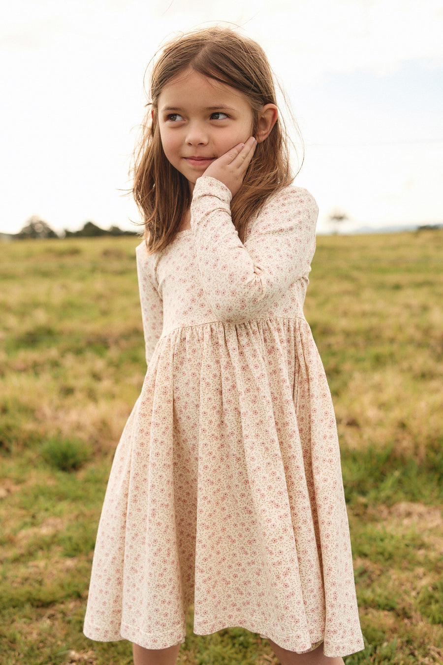 Organic Cotton Tallulah Dress - Emmy Egret Childrens Dress from Jamie Kay NZ