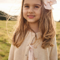 Noelle Cardigan - Oatmeal Marle Childrens Cardigan from Jamie Kay NZ