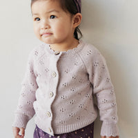 Organic Cotton Frill Bloomer - Goldie Huckleberry Sparse Childrens Bloomer from Jamie Kay NZ