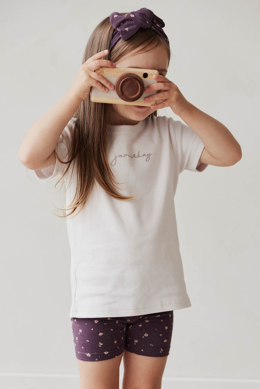 Pima Cotton Aude Tee - Luna Childrens Top from Jamie Kay NZ