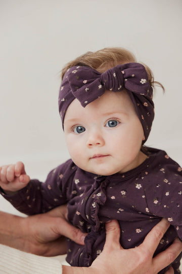 Organic Cotton Headband - Goldie Huckleberry Sparse Childrens Headband from Jamie Kay NZ