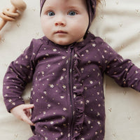 Organic Cotton Melanie Onepiece - Goldie Huckleberry Sparse Childrens Onepiece from Jamie Kay NZ