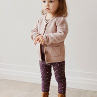 Organic Cotton Legging - Goldie Huckleberry Sparse Childrens Legging from Jamie Kay NZ