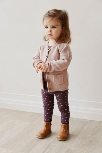 Organic Cotton Legging - Goldie Huckleberry Sparse Childrens Legging from Jamie Kay NZ