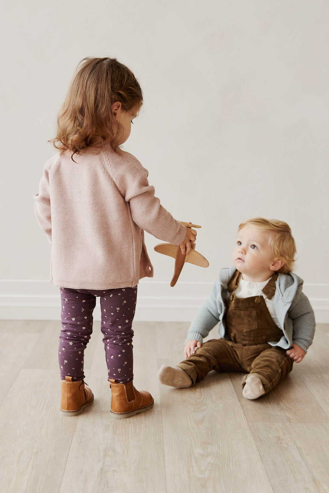 Organic Cotton Legging - Goldie Huckleberry Sparse Childrens Legging from Jamie Kay NZ