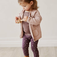 Organic Cotton Legging - Goldie Huckleberry Sparse Childrens Legging from Jamie Kay NZ