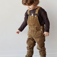 Pima Cotton Arnold Long Sleeve Top - Dark Chocolate Childrens Top from Jamie Kay NZ