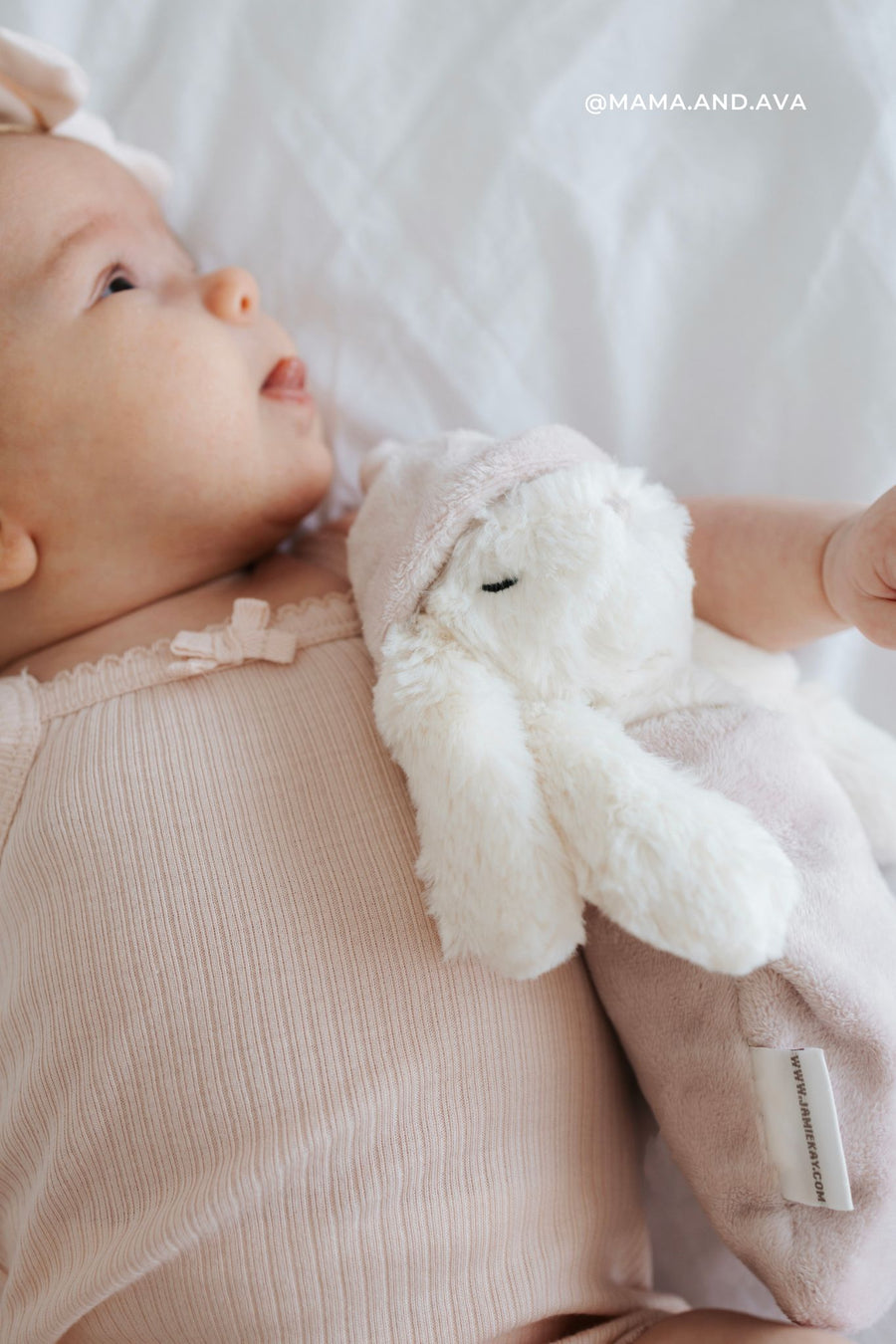 Snuggle Bunnies - Sleeping Penelope  - Blush Childrens Toy from Jamie Kay NZ