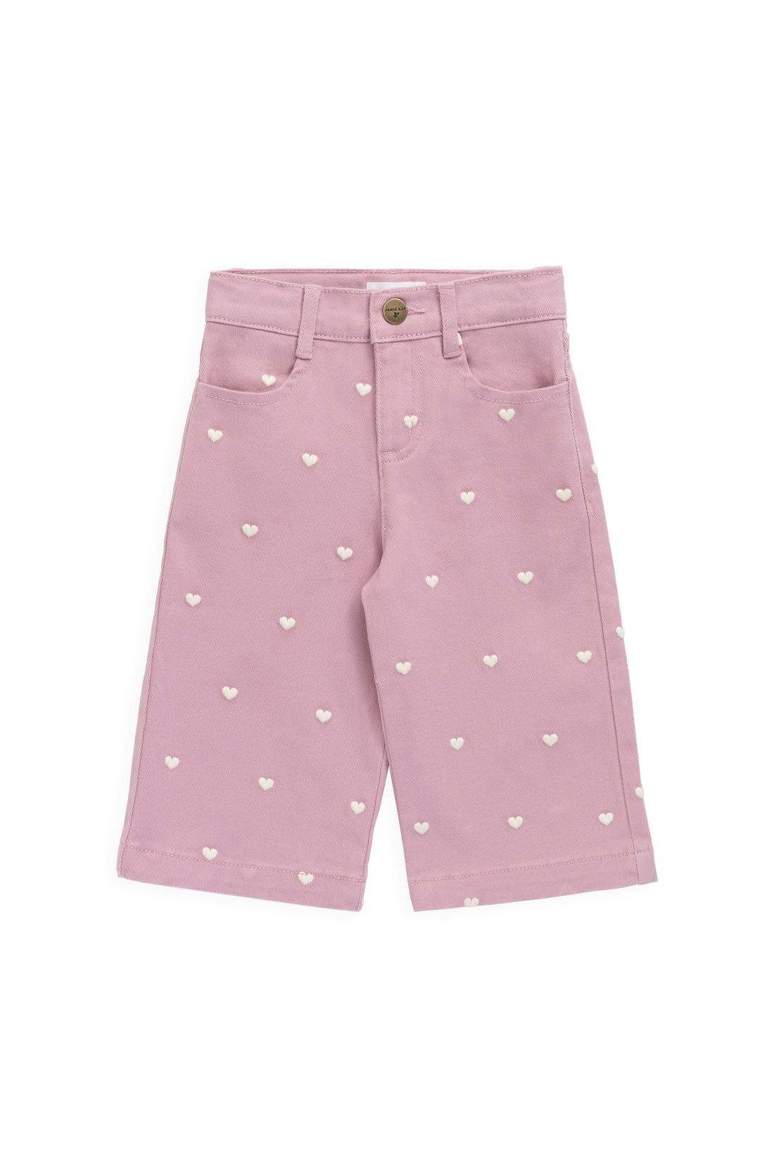 Astra Pant - Petite Heart Orchid Childrens Pant from Jamie Kay NZ