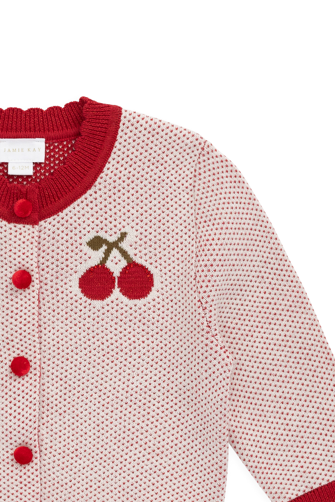 Liana Cardigan - Liana Cherry Childrens Cardigan from Jamie Kay NZ