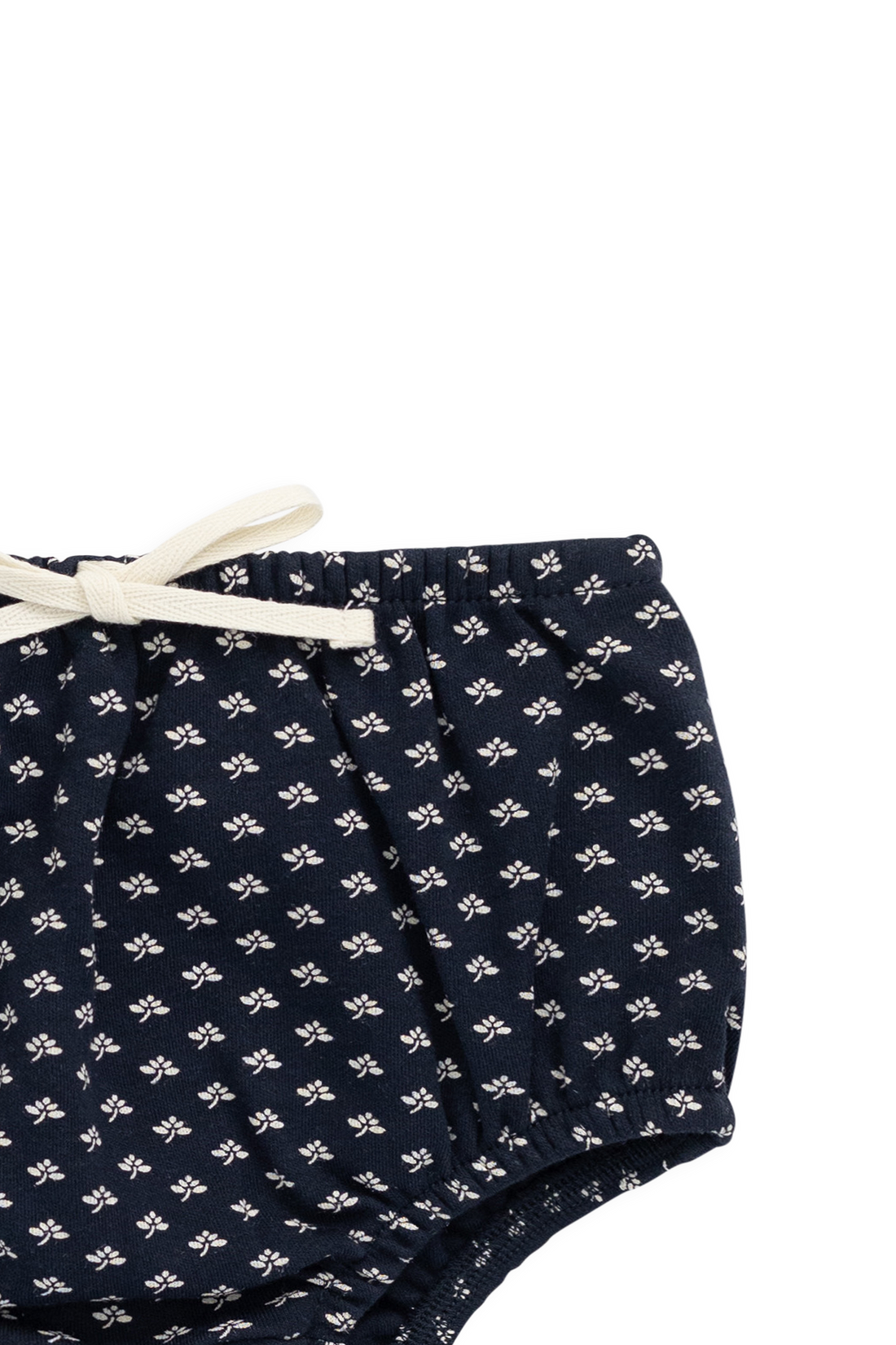 Organic Cotton Classic Bloomer - Lisa Petite Indigo Childrens Bloomer from Jamie Kay NZ