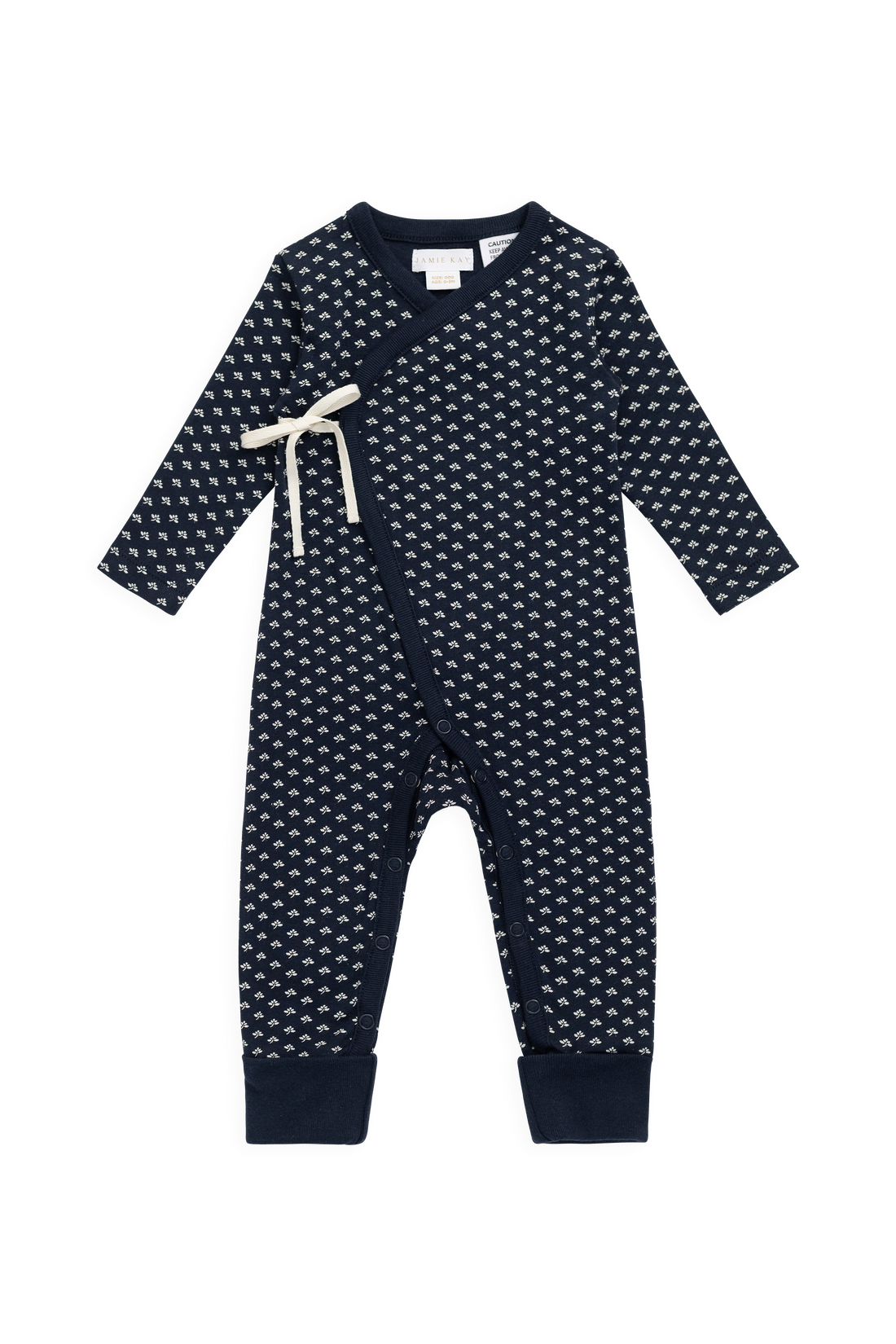Organic Cotton Estelle Onepiece - Lisa Petite Indigo Childrens Onepiece from Jamie Kay NZ