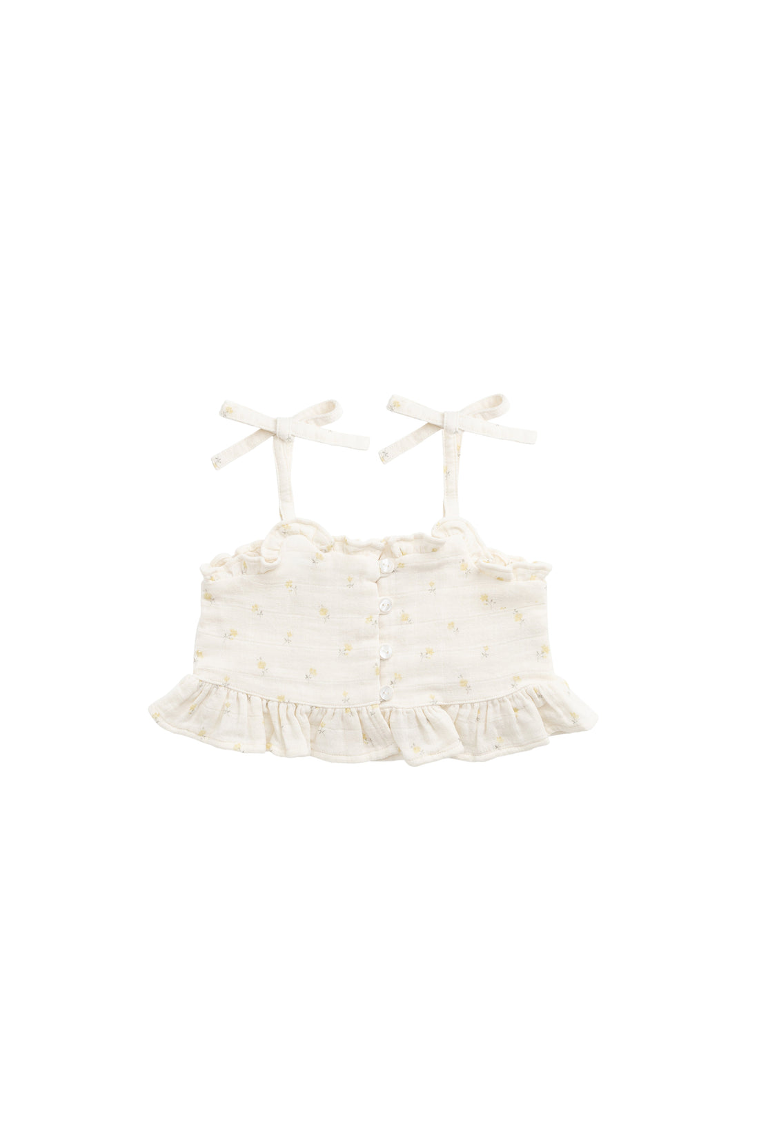 Organic Cotton Muslin Mirabel Top - Vintage Ditsy Childrens Top from Jamie Kay NZ