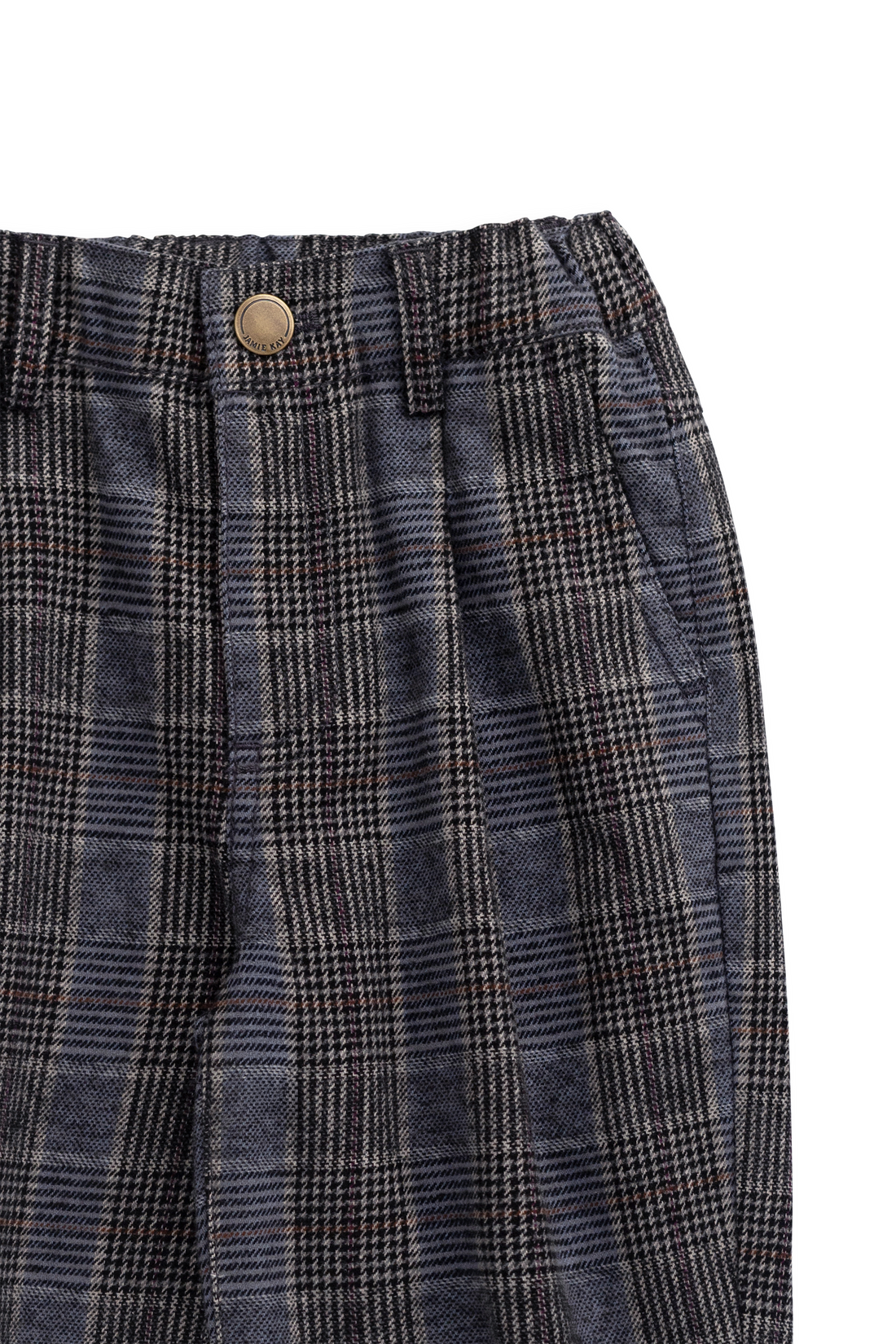 Campbell Pants - Checked Cotton Childrens Pant from Jamie Kay NZ