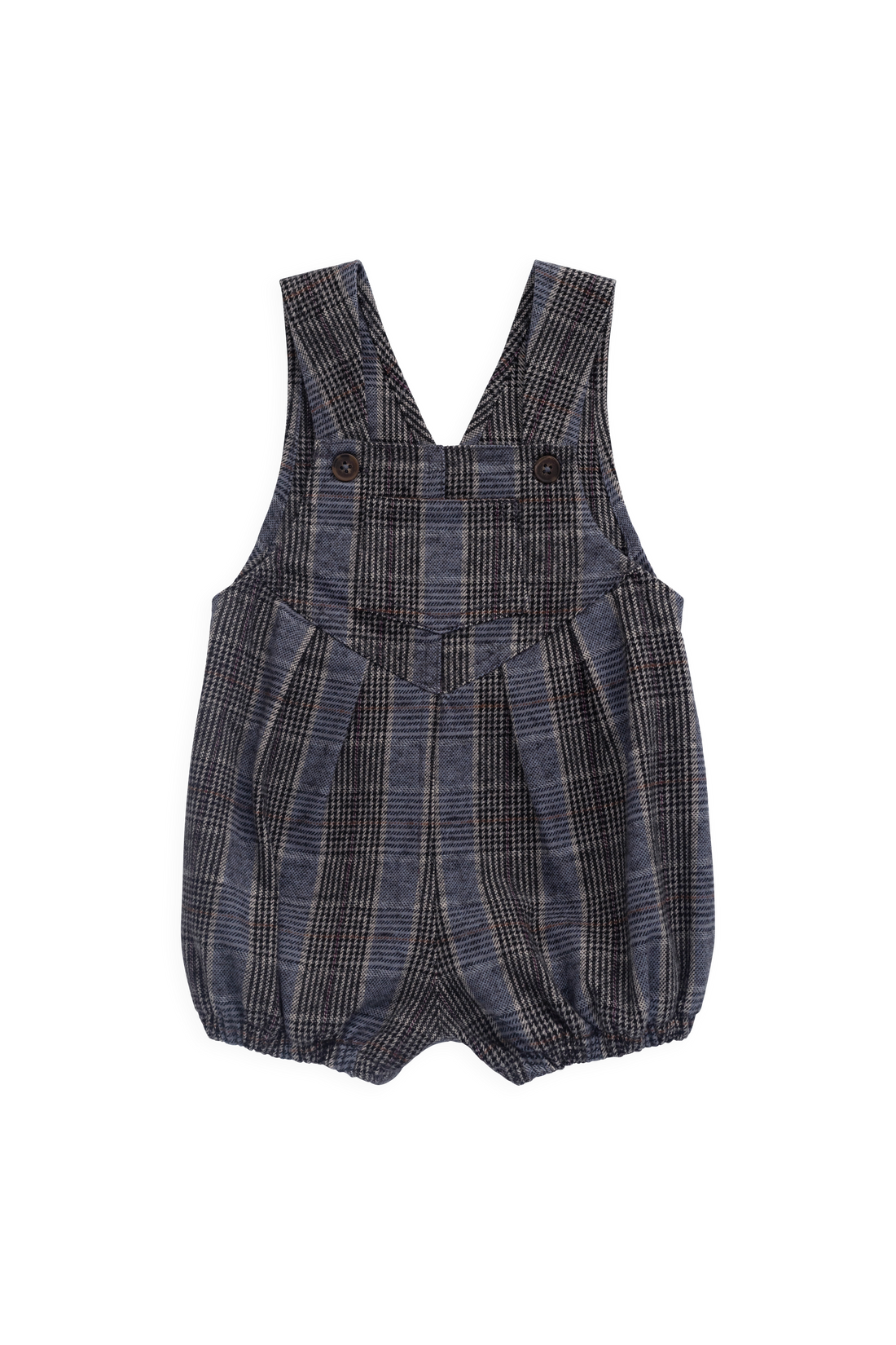 Ira Playsuit - Checked Cotton Childrens Playsuit from Jamie Kay NZ