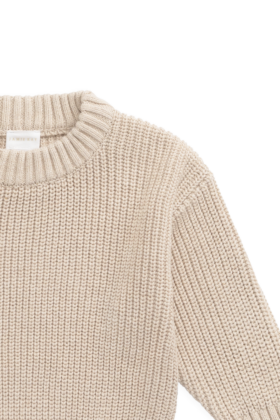 Johan Knit Jumper - Wheat Childrens Jumper from Jamie Kay NZ