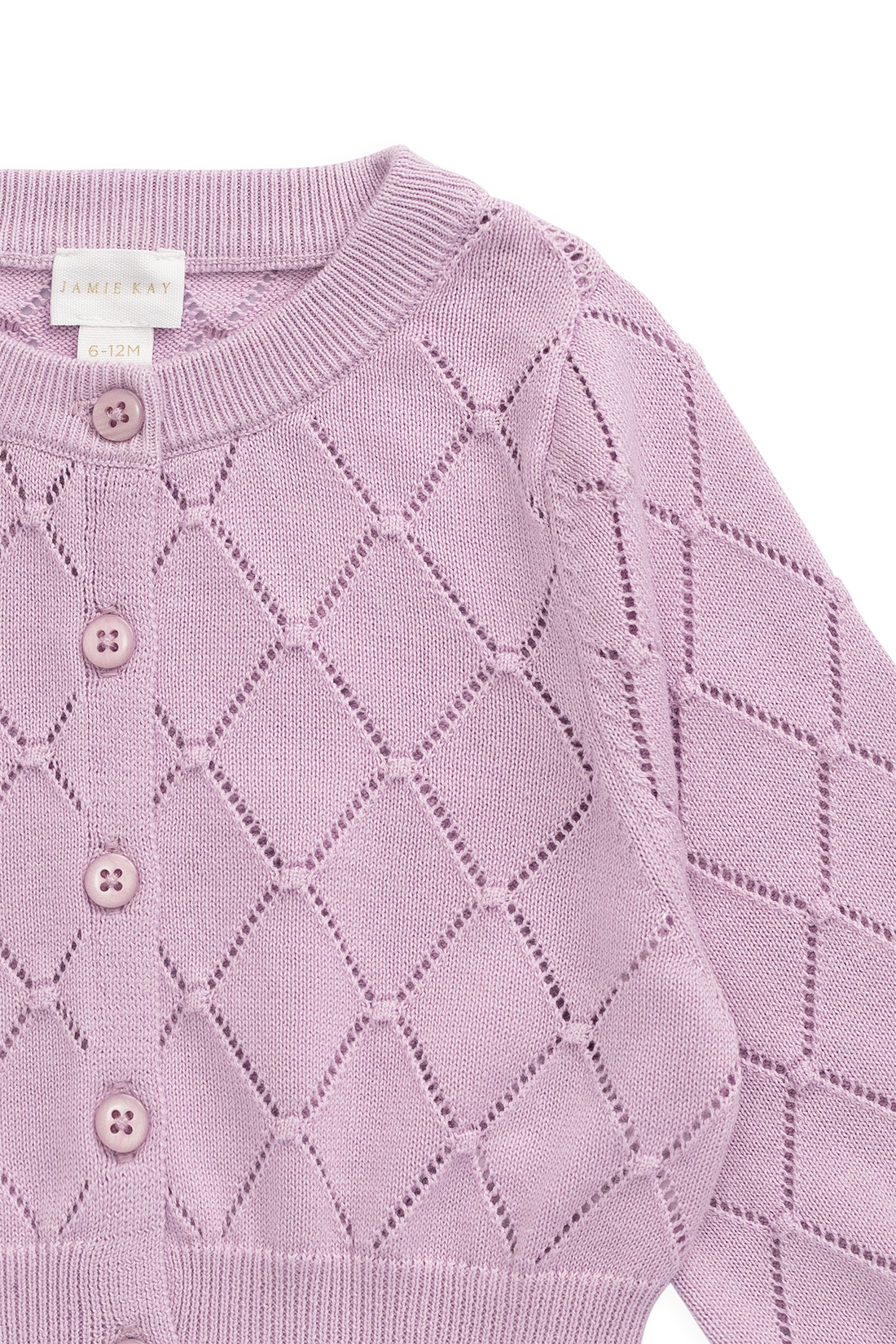 Lilah Cardigan - Orchid Dream Childrens Cardigan from Jamie Kay NZ